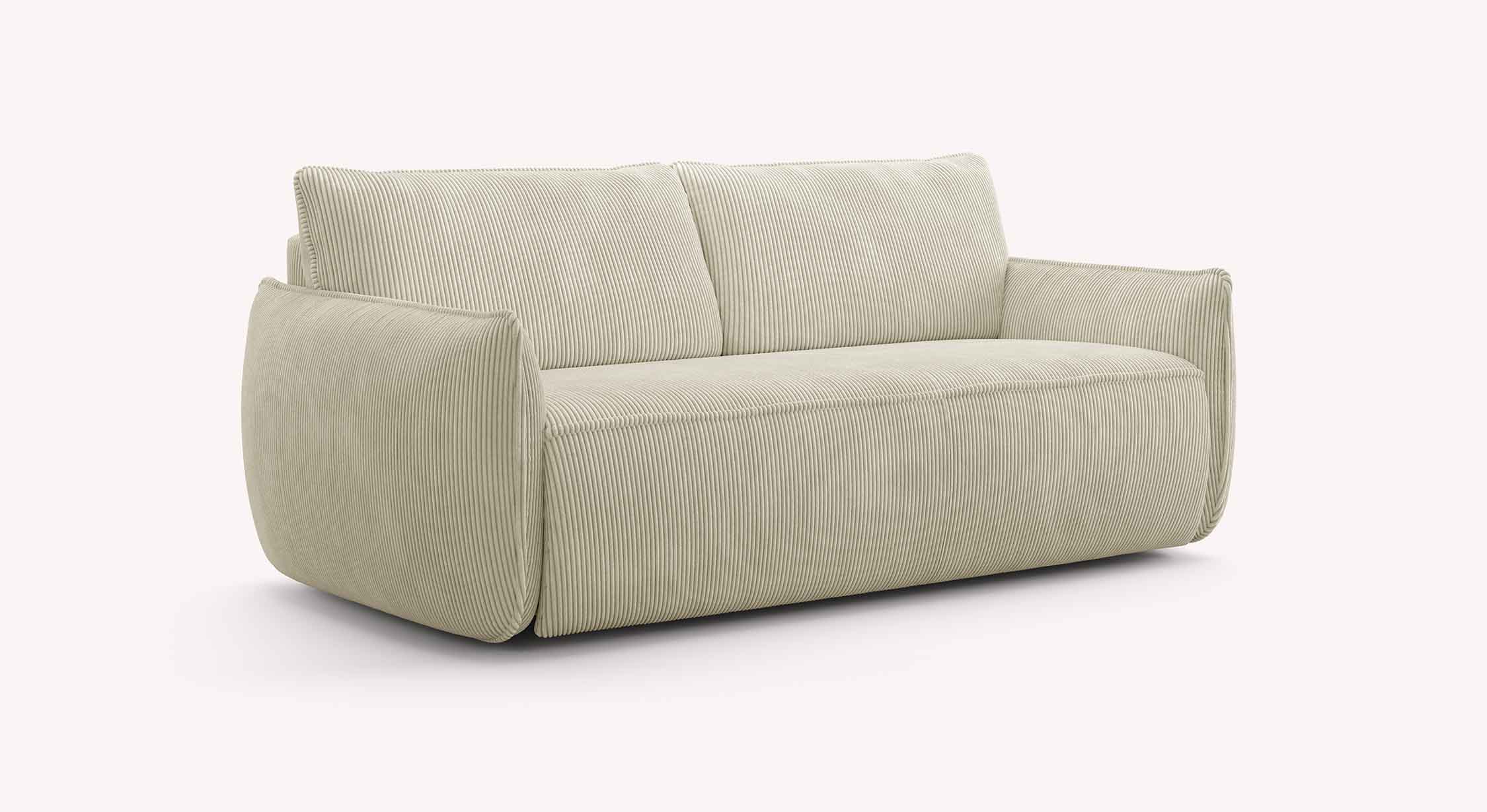Canapé convertible beige